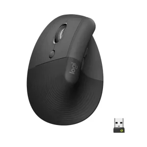 Мышь LOGITECH Lift Vertical Ergonomic Wireless/BT Graphite (910-006474)