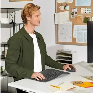 Мышь LOGITECH Lift Vertical Ergonomic Wireless/BT Graphite (910-006474)
