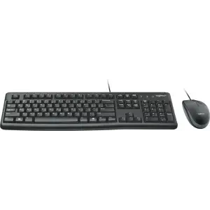 Комплект (клавіатура, миша) Logitech MK120 Black (920-002586)