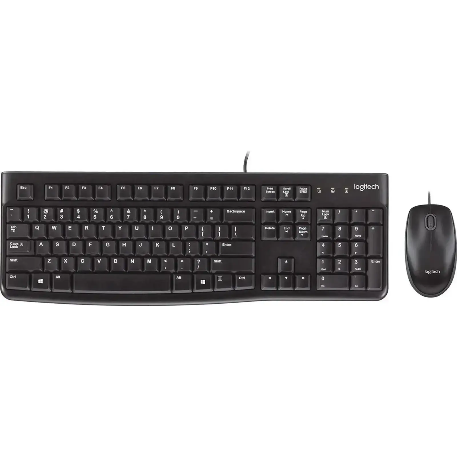 Комплект (клавіатура, миша) Logitech MK120 Black (920-002586)