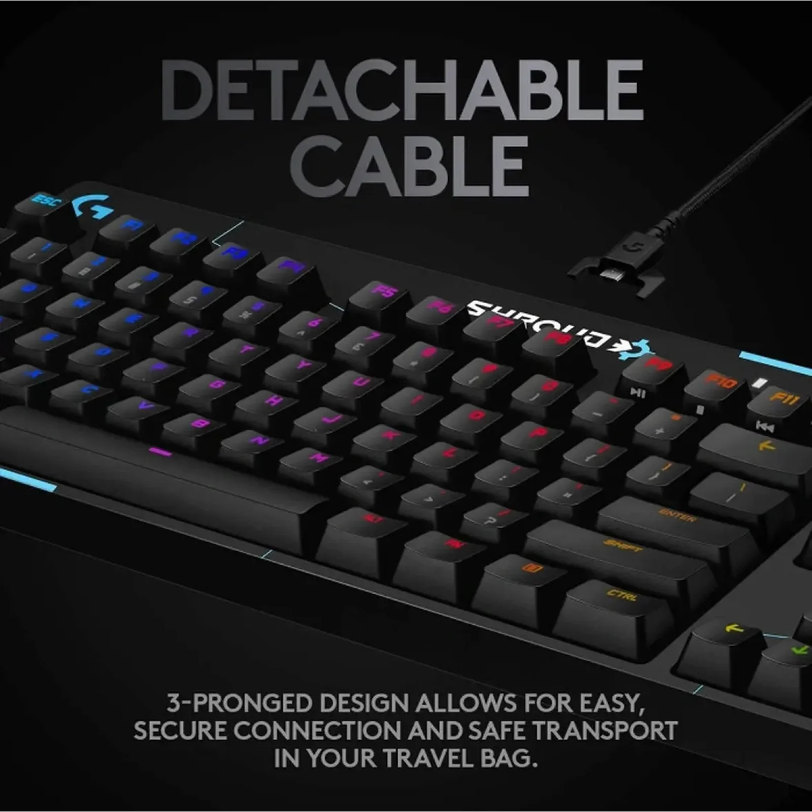 Клавиатура Logitech G PRO Mechanical Gaming Keyboard Shroud Edition (920-009846, 920-009849)