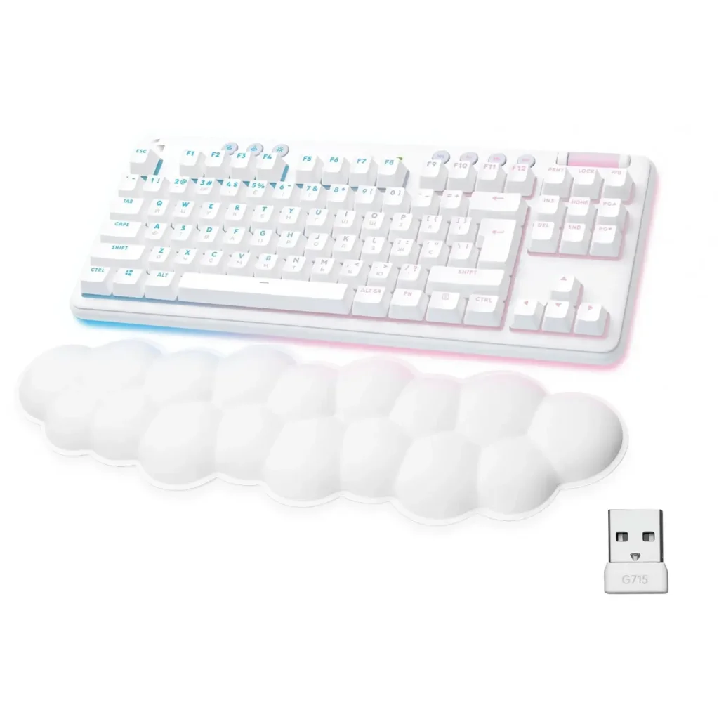Клавіатура бездротова Logitech G715 Wireless Gaming Tactile White (920-010465, 920-010692)