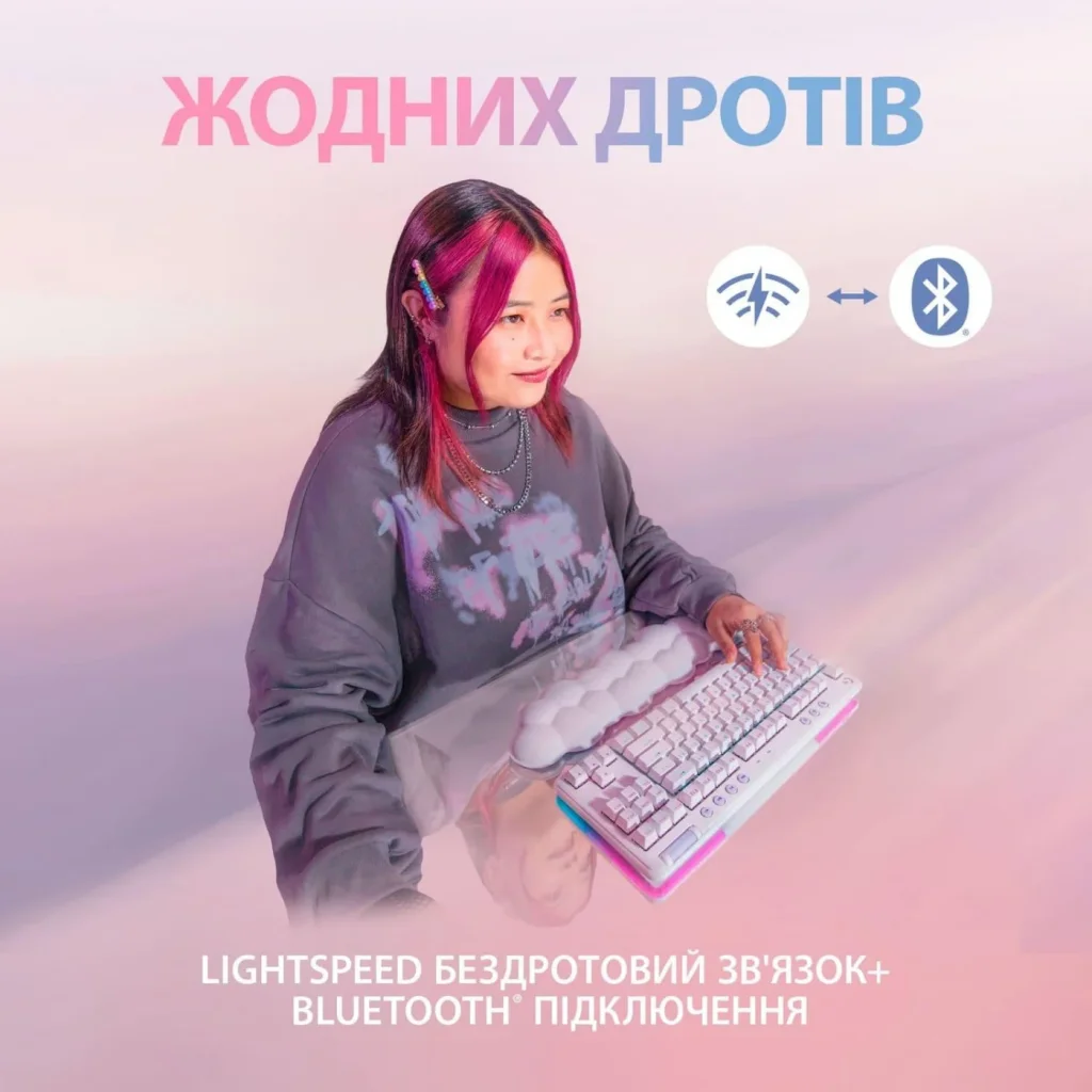 Клавіатура бездротова Logitech G715 Wireless Gaming Tactile White (920-010465, 920-010692)