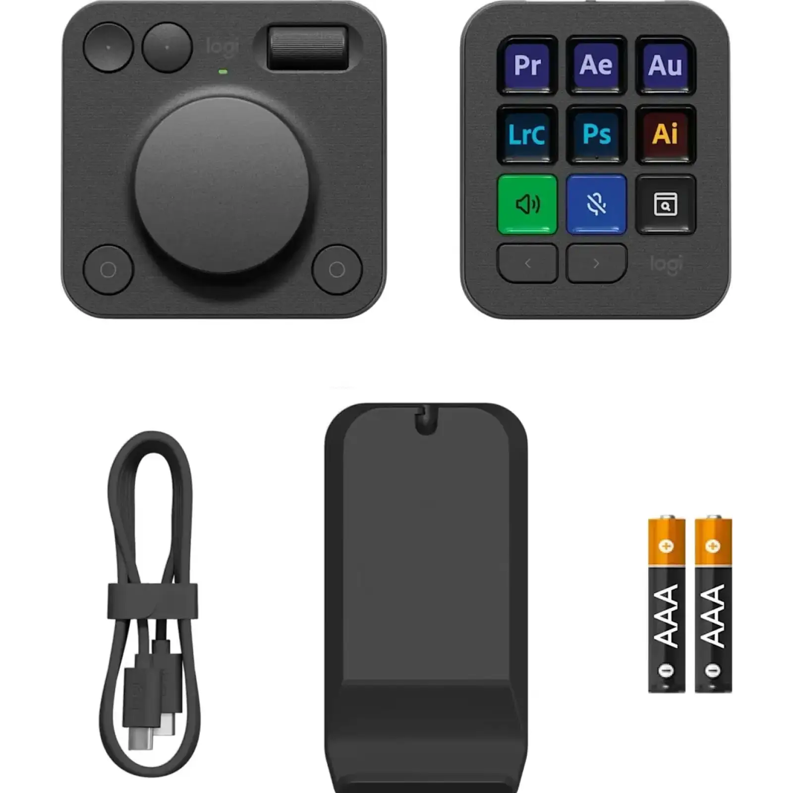 Контроллер для стриминга Logitech MX Creative Console Graphite (920-012931,920-012660)