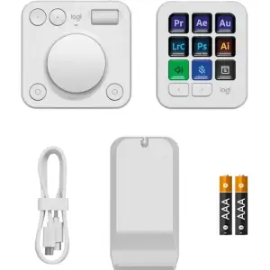 Контролер для стрімінга Logitech MX Creative Console Pale Grey (920-012932) UA