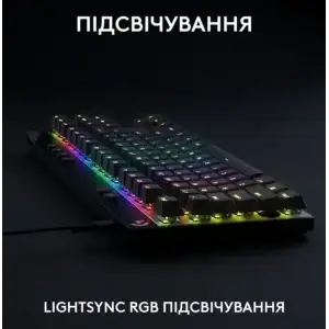 КлавиатураLogitech G Pro X TKL Rapid Linear Black (920-013233)