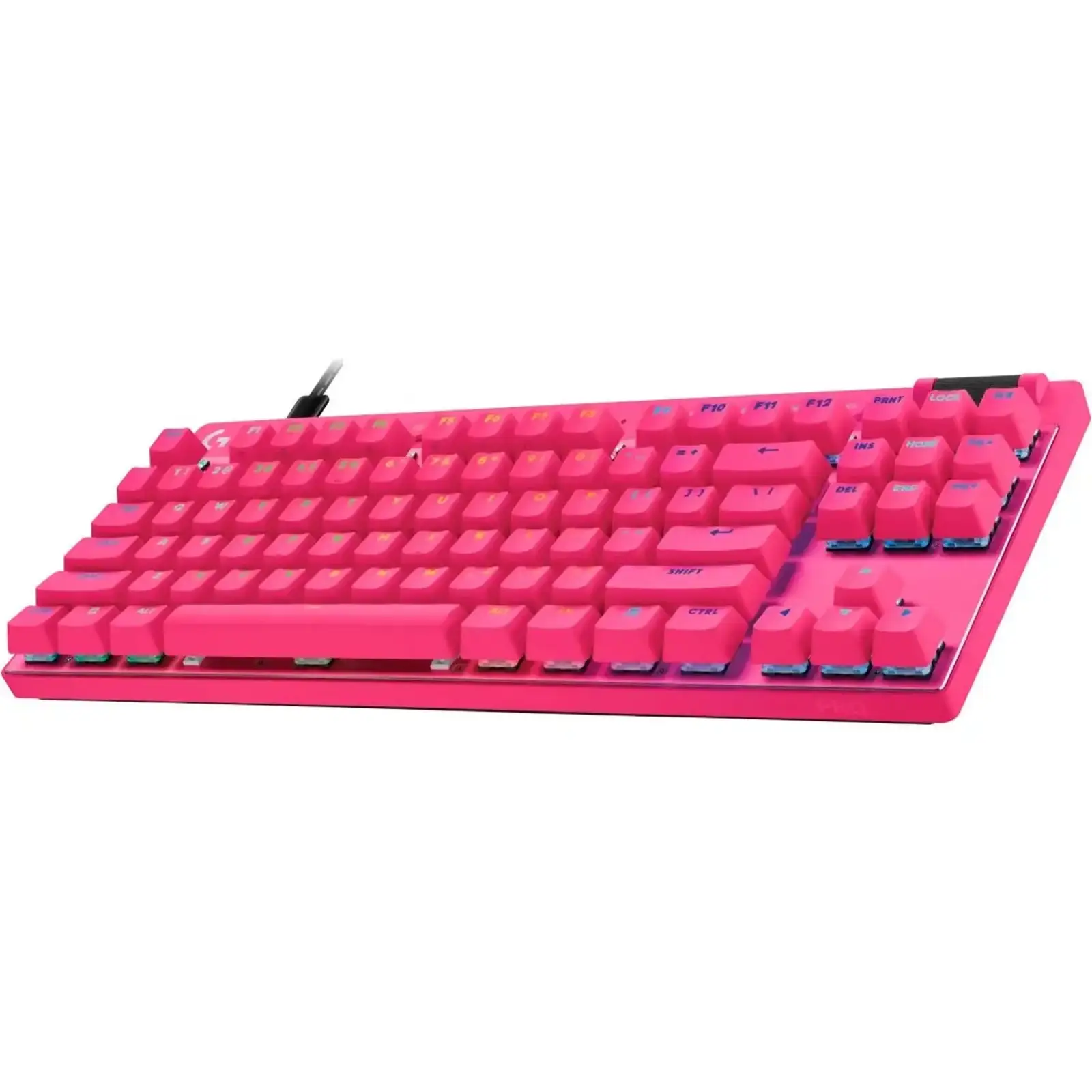 КлавиатураLogitech G Pro X TKL Rapid Linear Magenta (920-013253)