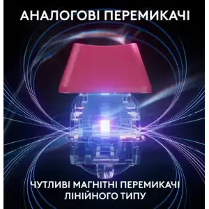 КлавиатураLogitech G Pro X TKL Rapid Linear Magenta (920-013253)