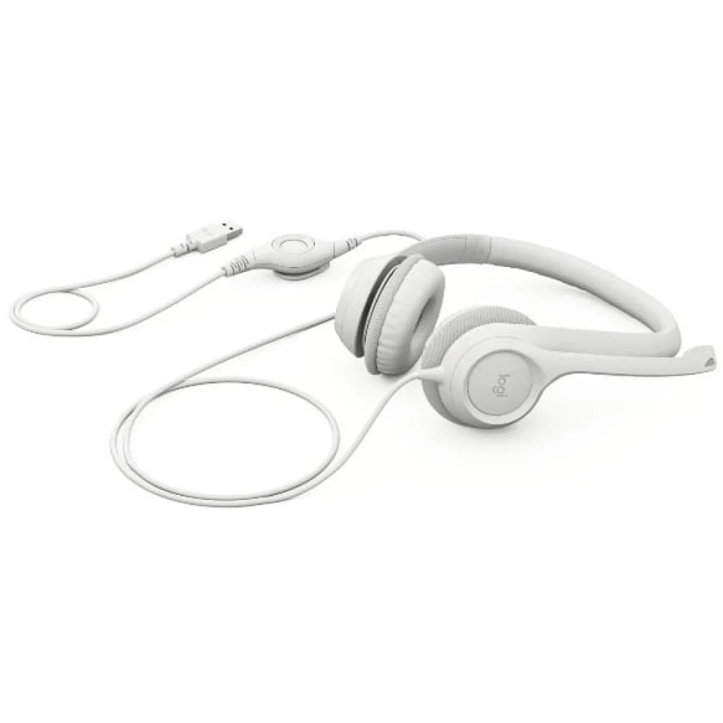 Гарнітура Logitech H390 USB White (981-001286)