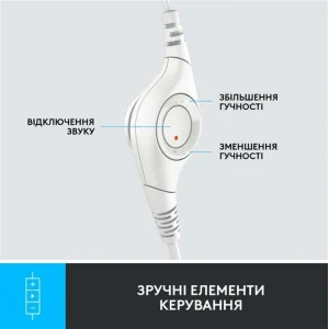 Гарнітура Logitech H390 USB White (981-001286)