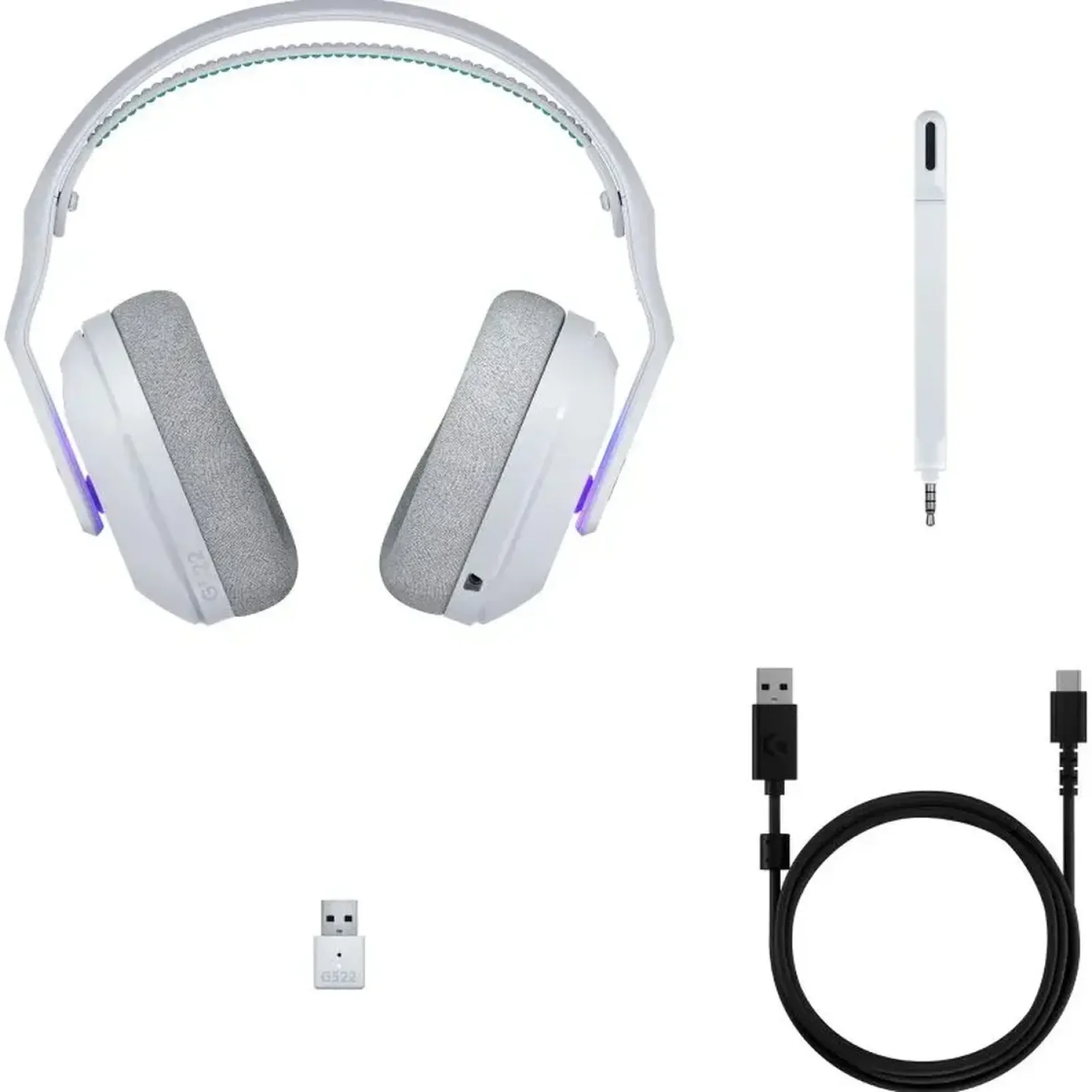 Навушники Logitech G522 Lightspeed White (981-001550, 981-001551)