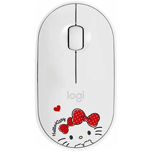 Мышь LOGITECH Pebble M350 Wireless Hello Kitty White (910-006031)