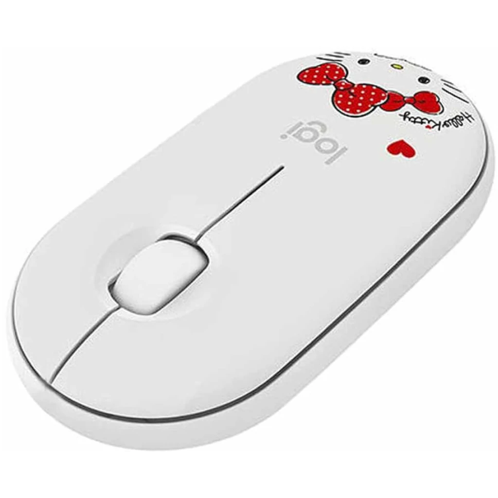 Мышь LOGITECH Pebble M350 Wireless Hello Kitty White (910-006031)
