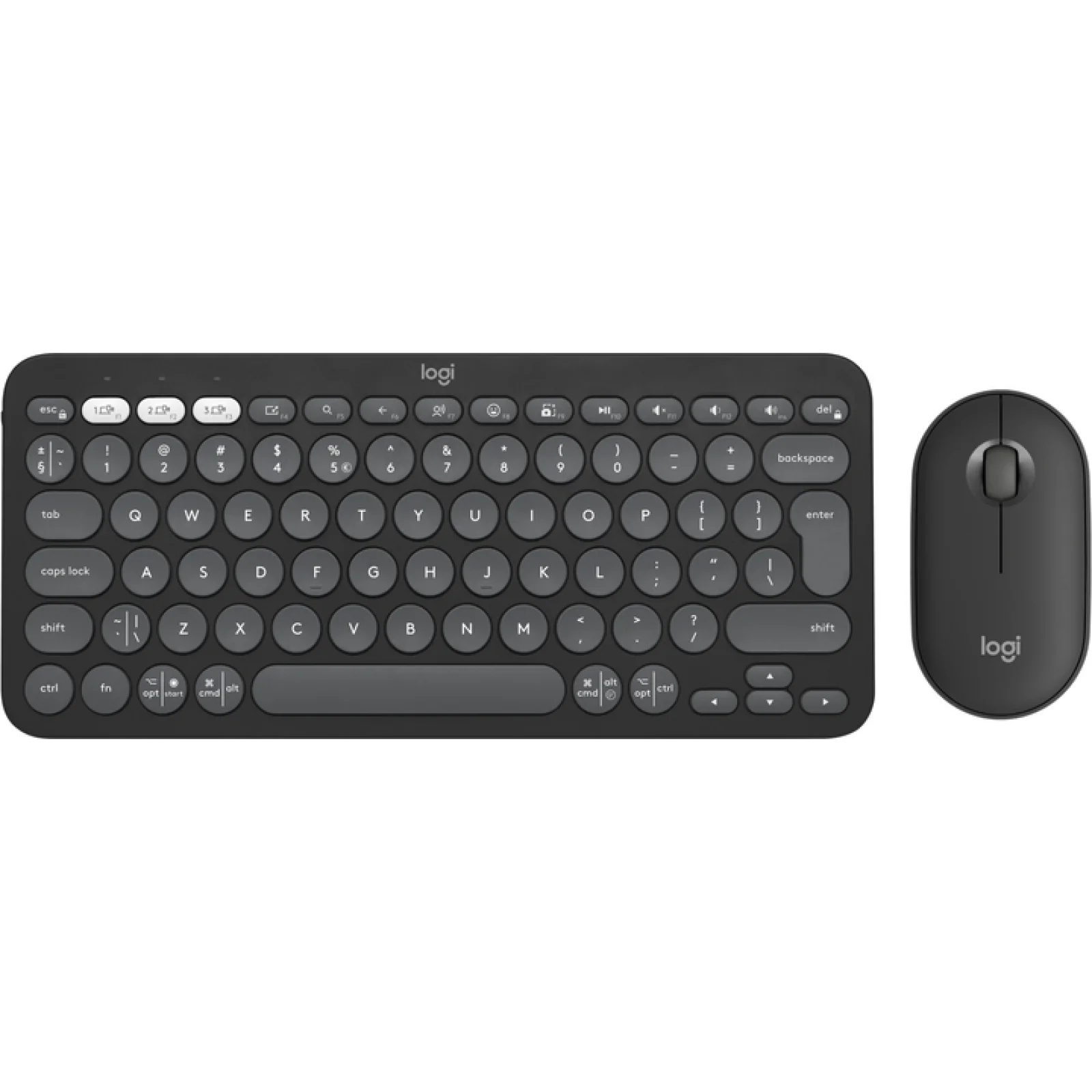 Комплект LOGITECH Pebble 2 Combo Graphite Wireless (920-012239) UA