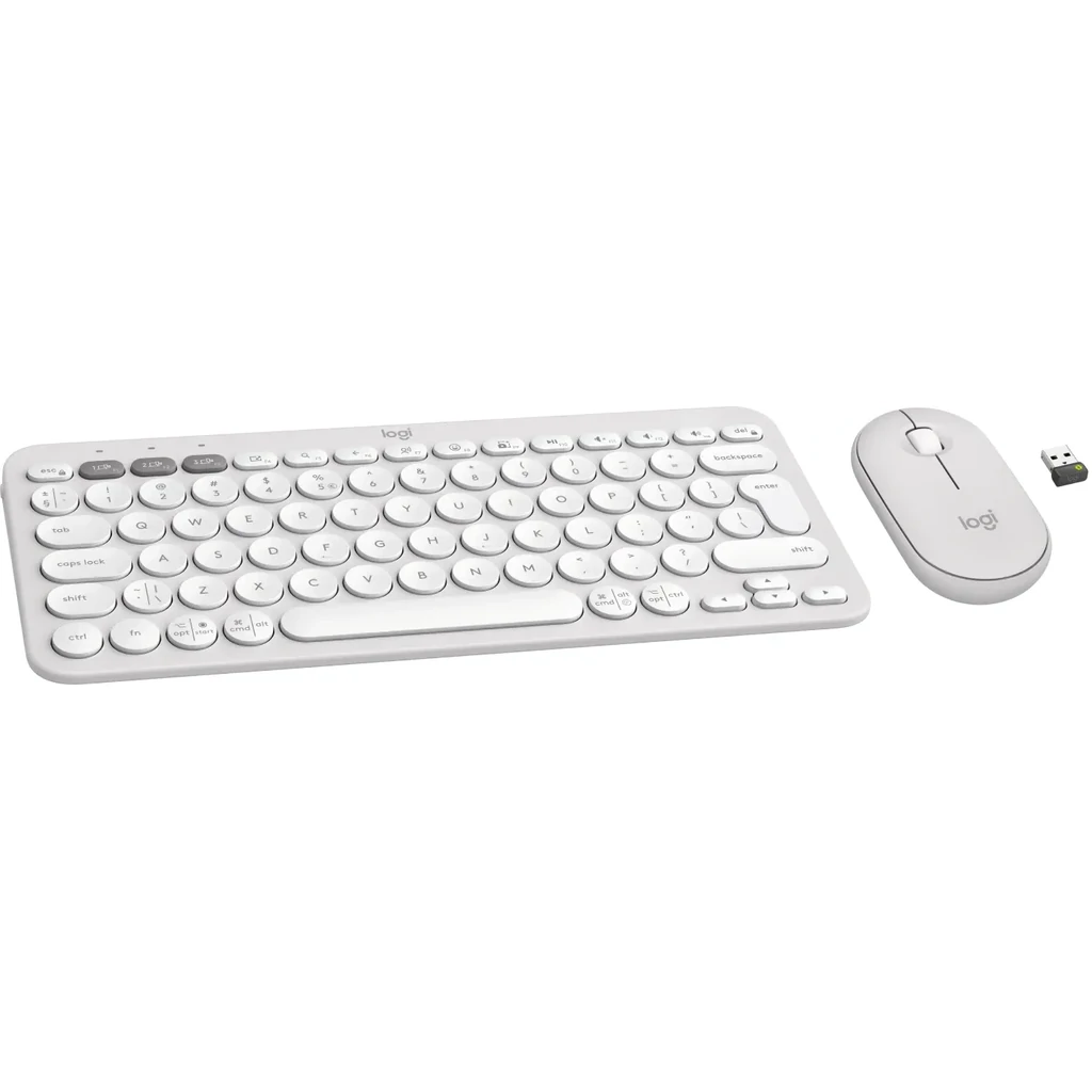 Комплект LOGITECH Pebble 2 Combo White Wireless (920-012240) UA