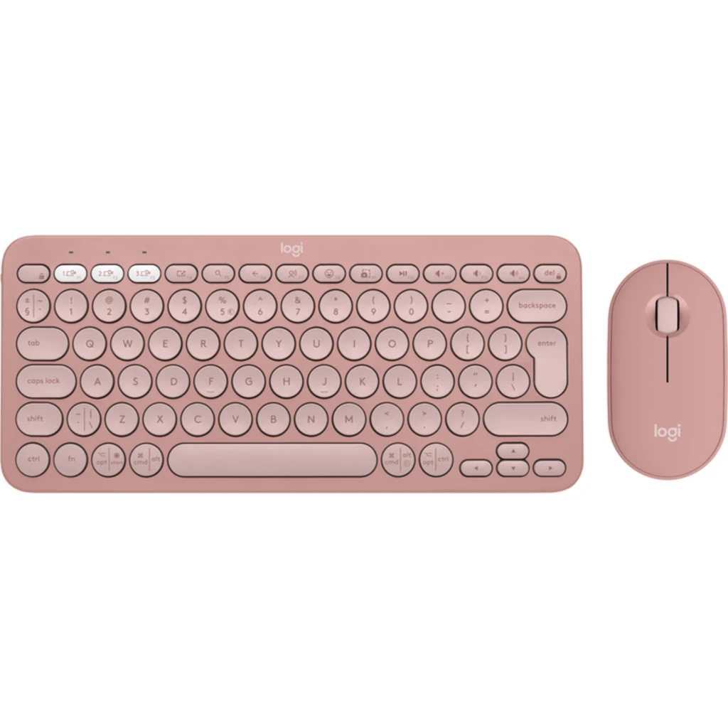 Комплект LOGITECH Pebble 2 Combo Rose Wireless (920-012241) UA