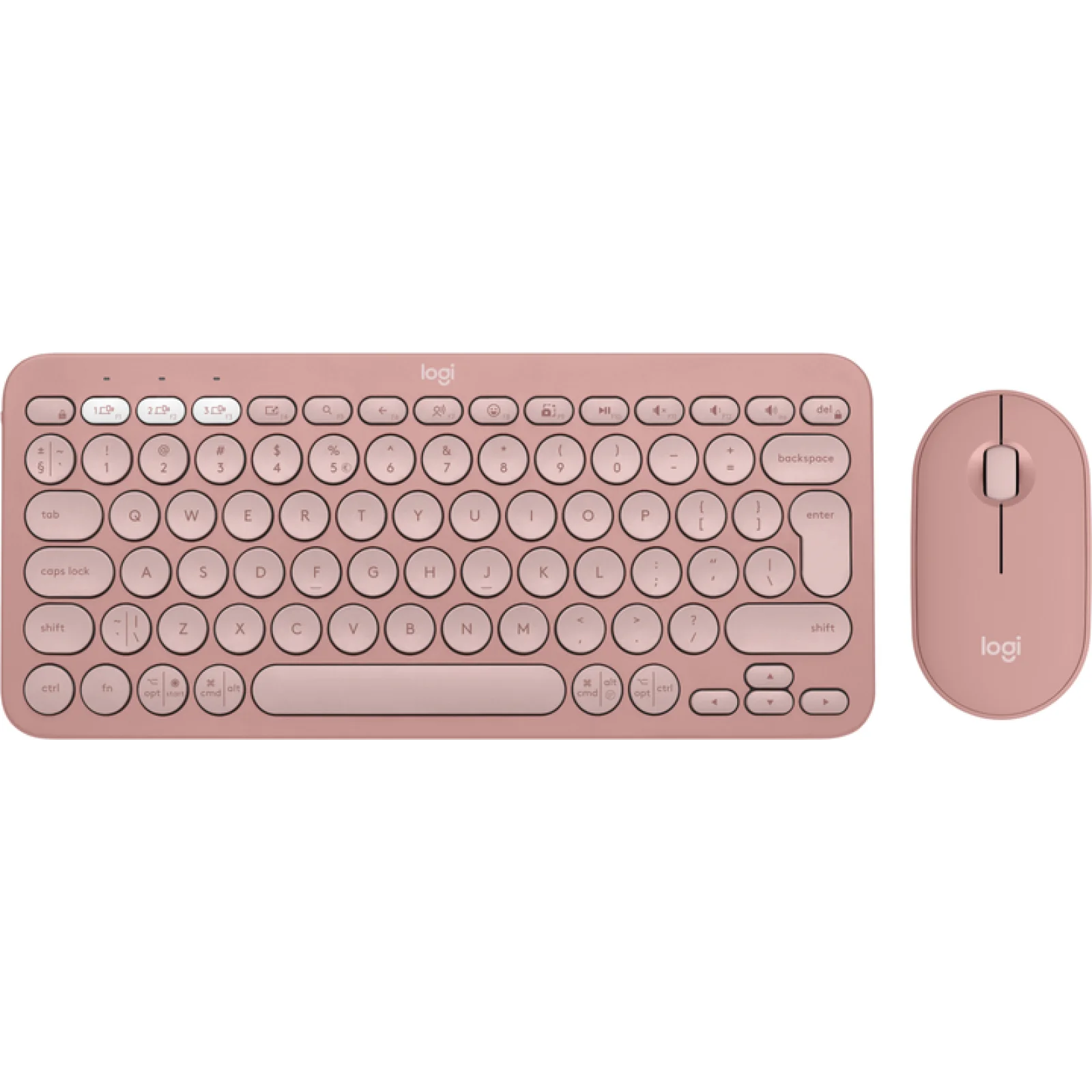 Комплект LOGITECH Pebble 2 Combo Rose Wireless (920-012241) UA