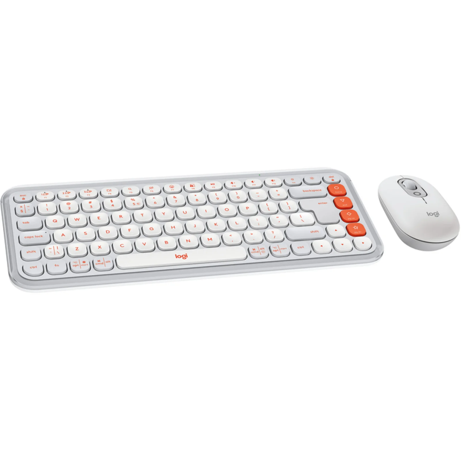 Клавиатура беспроводная+мышь Logitech Pop Icon Combo Off White (920-013141) UA