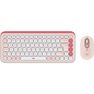Клавиатура беспроводная+мышь Logitech Pop Icon Combo Rose (920-013142) UA