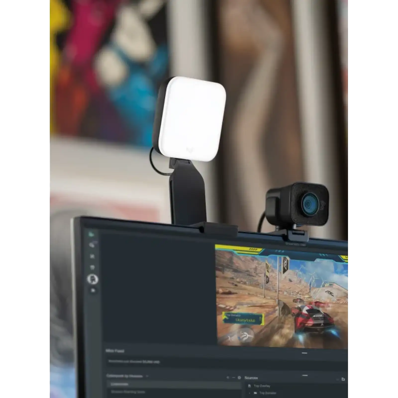 LED лампа Logitech Litra Glow (946-000002)