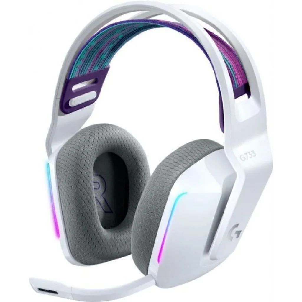 Наушники Logitech G733 Lightspeed Wireless RGB White (981-000883)