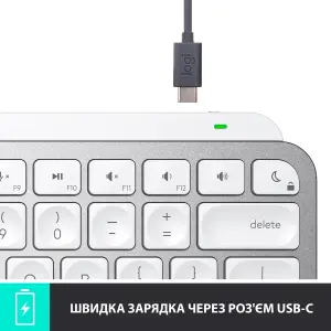 Клавиатура Logitech MX Keys Mini Minimalist US Pale Grey (920-010499) UA