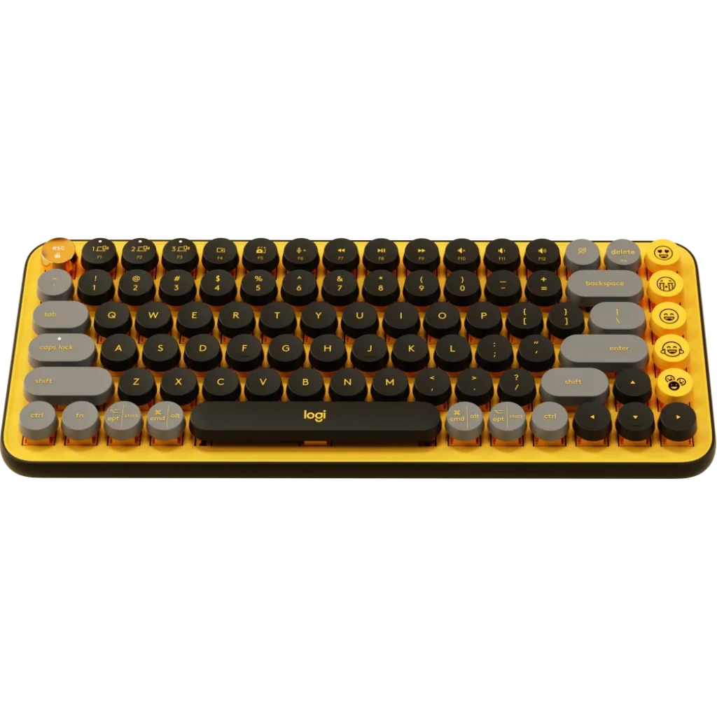 Клавиатура Logitech Pop Wireless Blast Yellow (920-010735)