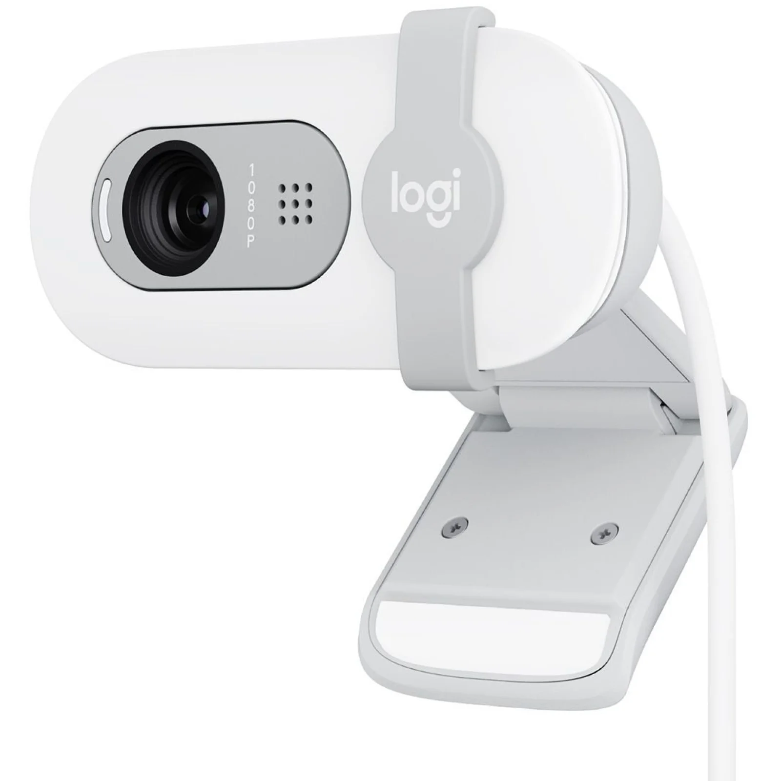 Веб-камера Logitech Brio 100 Full HD Webcam Off White (960-001617)