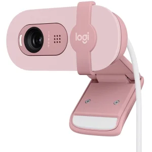 Колір: Рожевий - Веб-камера Logitech Brio 100 Full HD Webcam Rose (960-001623)