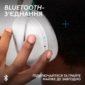 Гарнітура Logitech G325 Lightspeed Wireless White (981-001531, 981-001532)