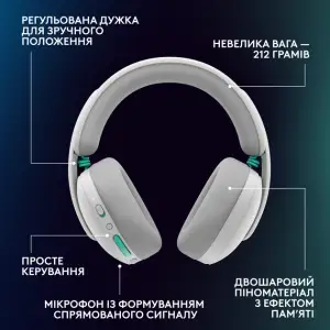 Гарнітура Logitech G325 Lightspeed Wireless White (981-001531, 981-001532)