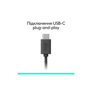 Гарнітура Logitech H390 USB-C Black (981-001576, 981-001577)