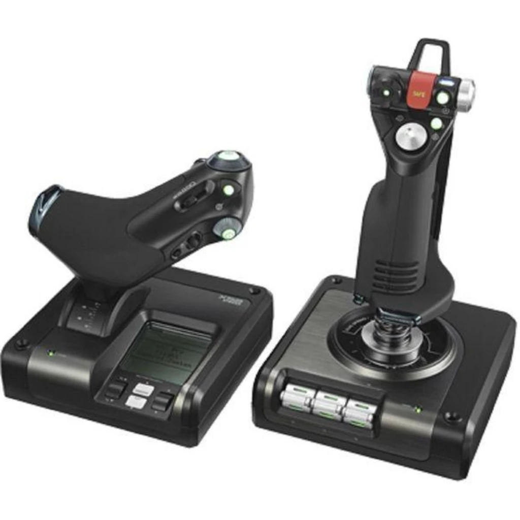Джойстик Logitech G Saitek X52 Pro Flight Control System (945-000003)