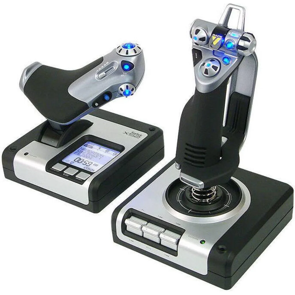 Джойстик Logitech G Saitek X52 Flight Control System (945-000006)