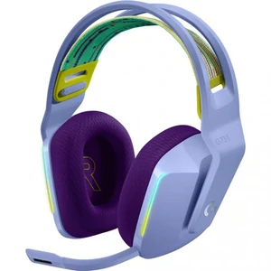 Цвет: Фиолетовый - Наушники Logitech G733 Lightspeed Wireless RGB Lilac (981-000890)