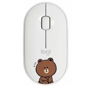 Миша LOGITECH Pebble M350 Line Friends Brown Bear