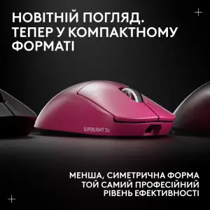 Миша Logitech G Pro X Superlight 2c Magenta 910-007545