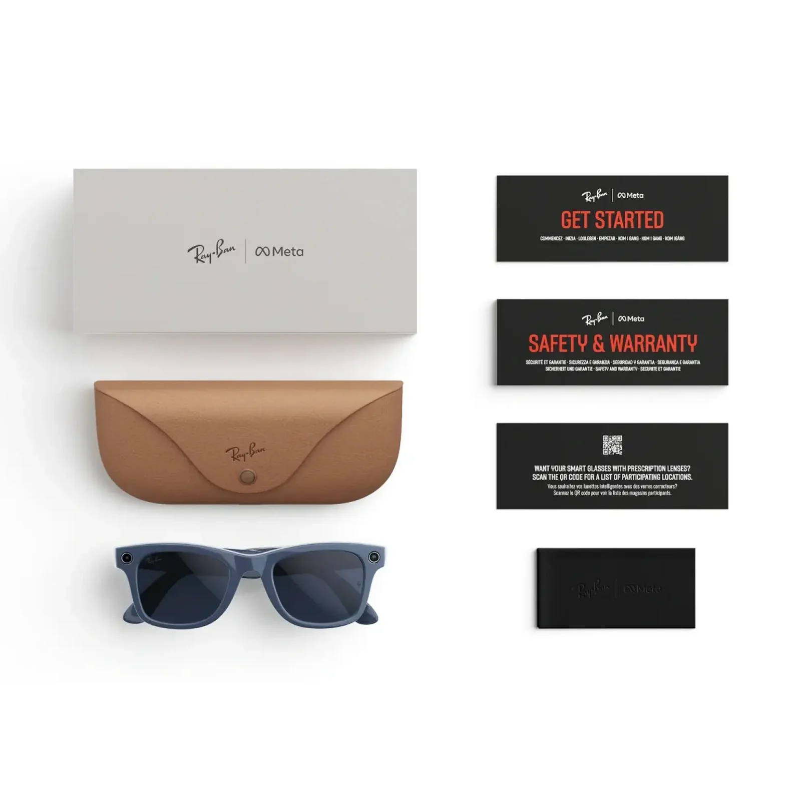 Смарт-окуляри Ray-Ban Meta Wayfarer Gen 2 Shiny Cosmic Blue (RW4012 6628/MF 50-23)