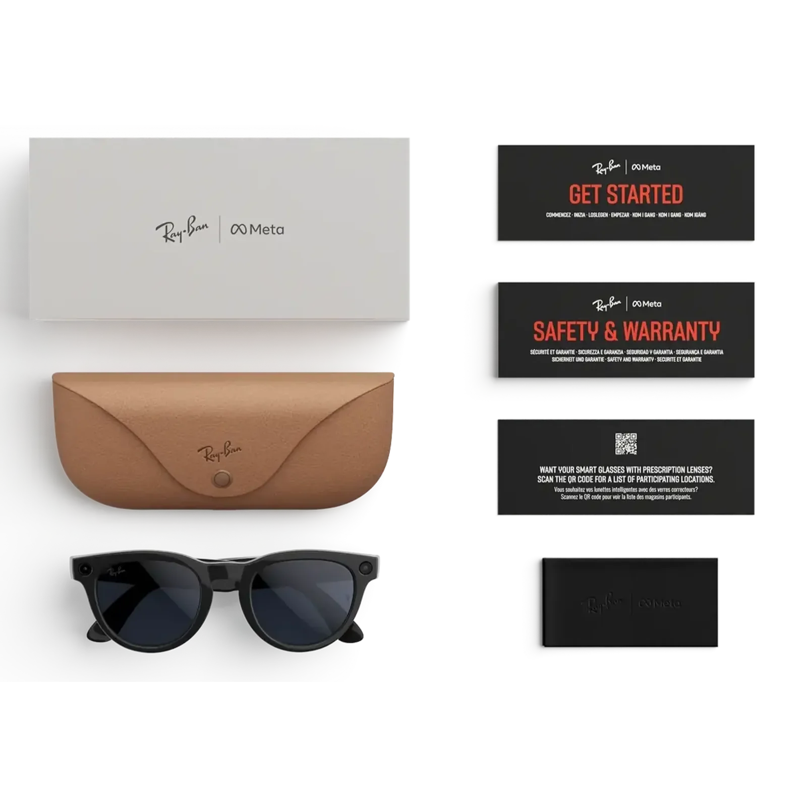 Смарт-очки Ray-Ban Meta Headliner Gen 2 Shiny Black / Transitions Sapphire L-XL (RW4013F 601/MF51)