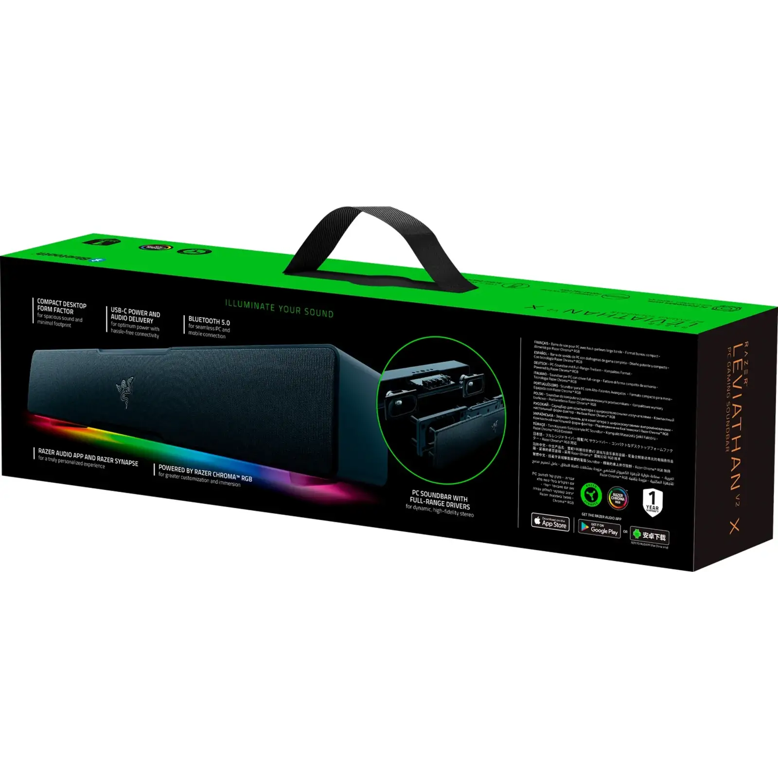 Акустична система Razer Leviathan V2 X (RZ05-04280100-R3M1) UA