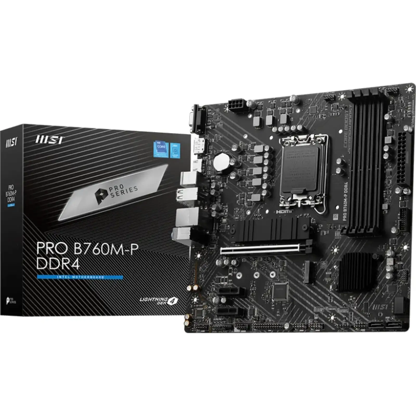 Материнская плата MSI Pro B760M-P DDR4 s-1700 (911-7E02-001)