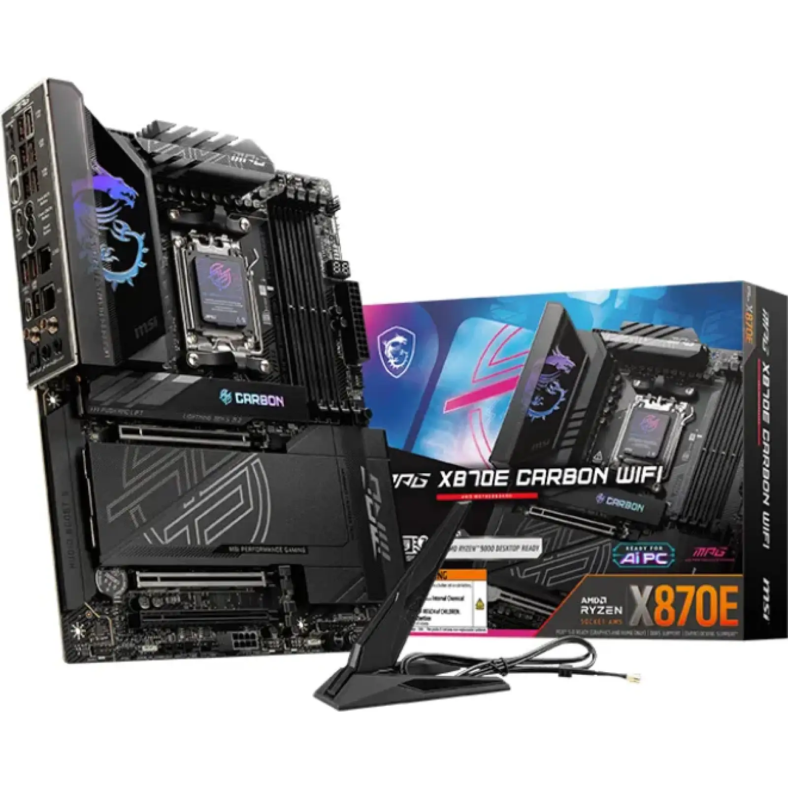 Материнская плата MSI MPG X870E Carbon Max WiFi s-AM5 UA