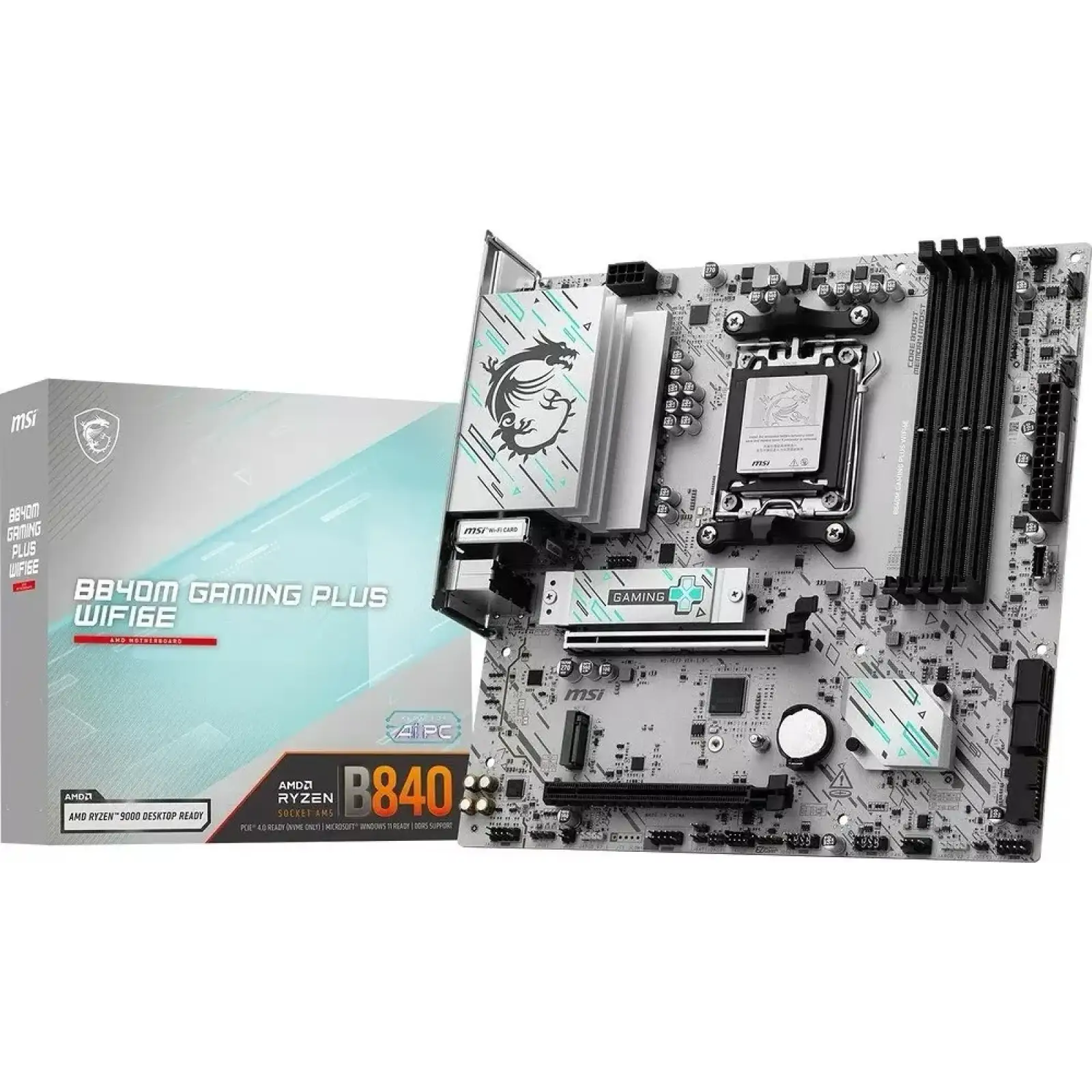 Материнская плата MSI B840M Gaming Plus WIFI6E s-AM5 UA