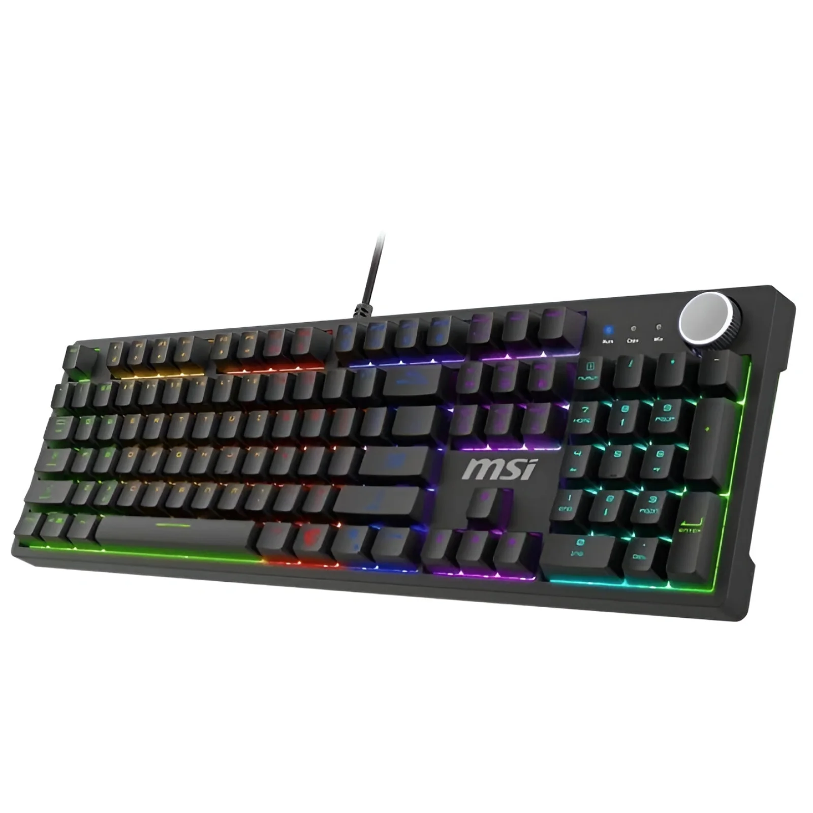 Клавіатура MSI Forge GK320 Red Switches Black (FORGE GK320 RED UA) UA