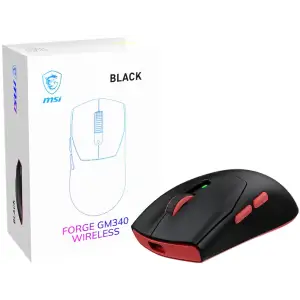 Мышь беспроводная MSI FORGE GM340 Black (FORGE GM340 W BLACK) UA