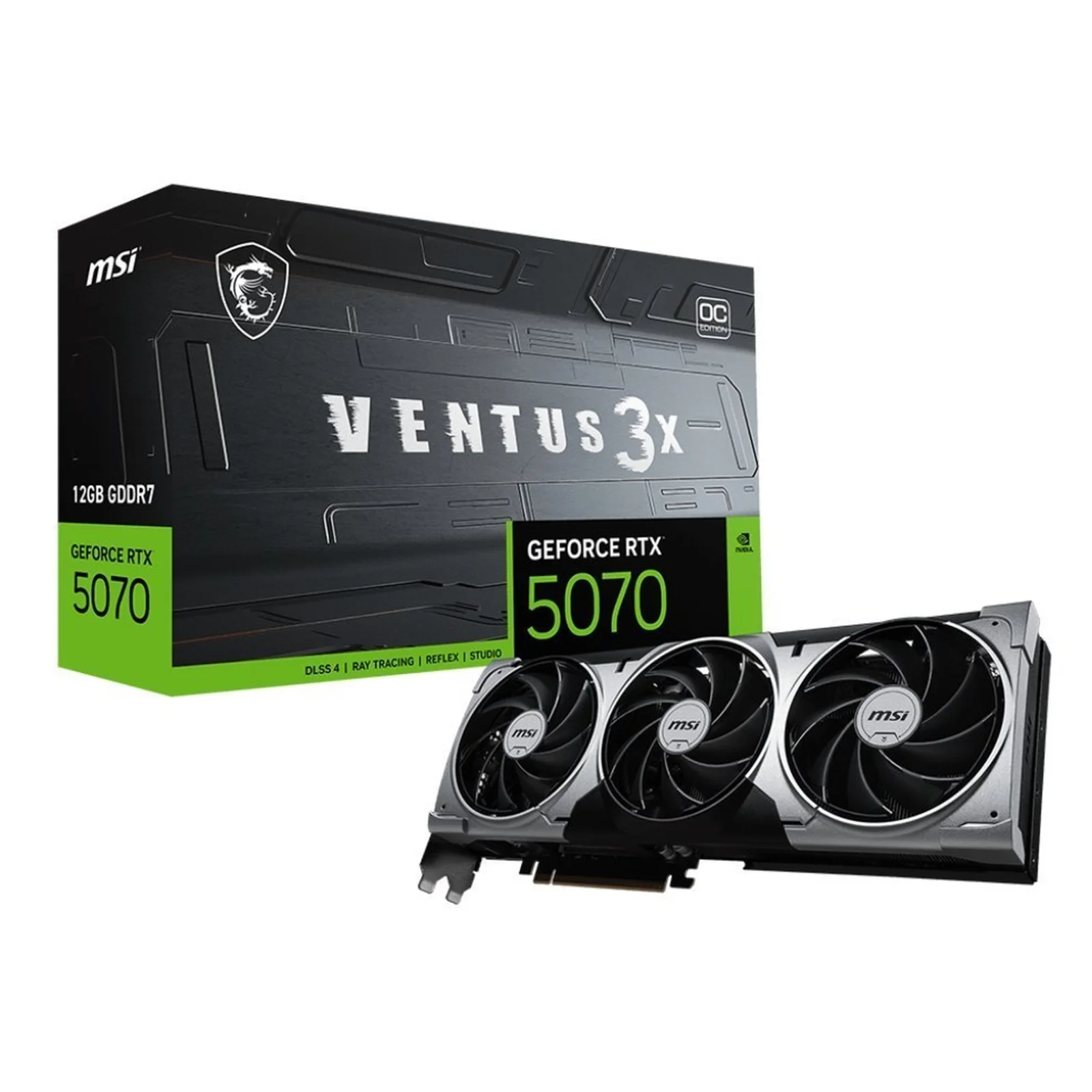 Відеокарта MSI GeForce RTX 5070 12G VENTUS 3X OC (912-V532-001)