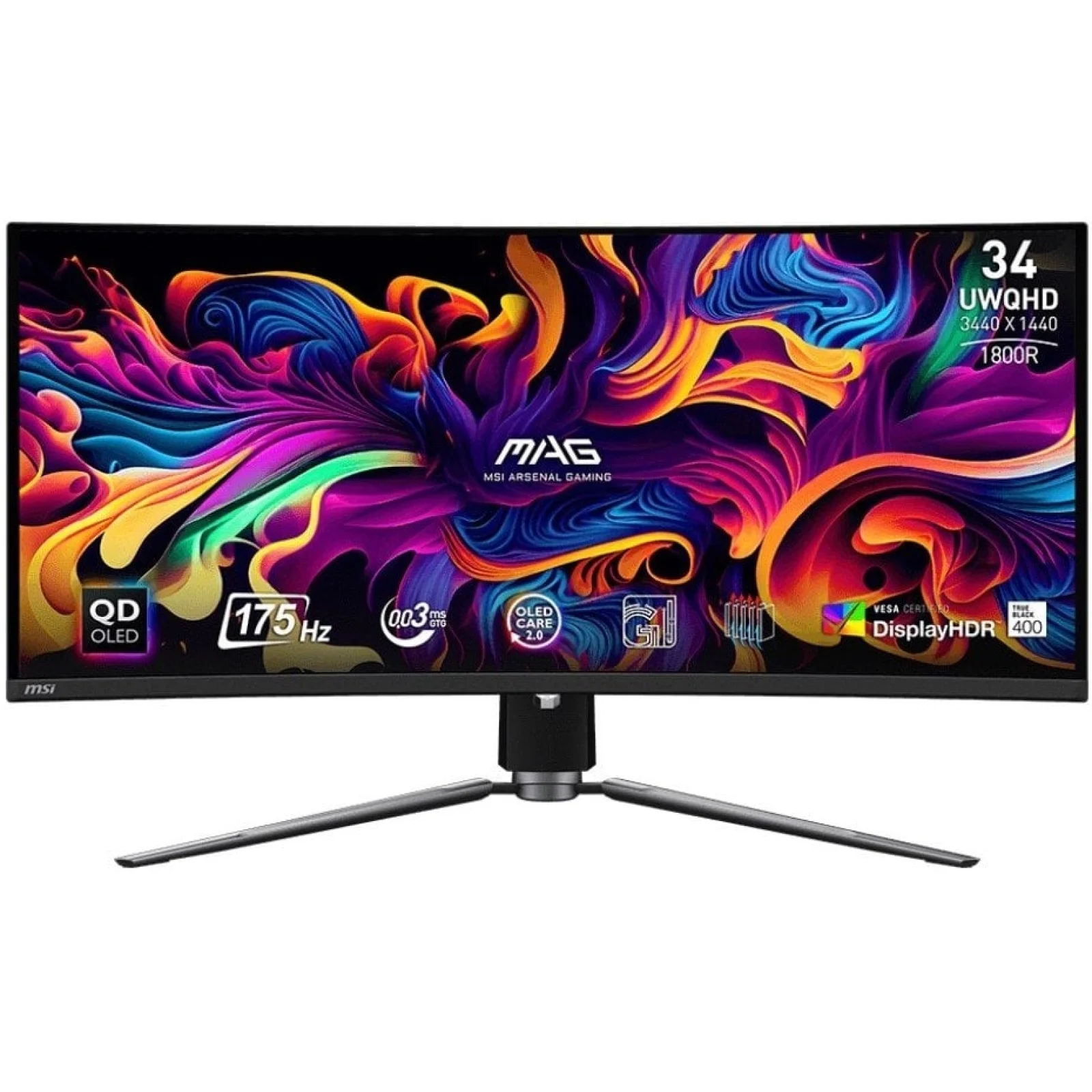 Монітор MSI MAG 341CQP QD-OLED UA