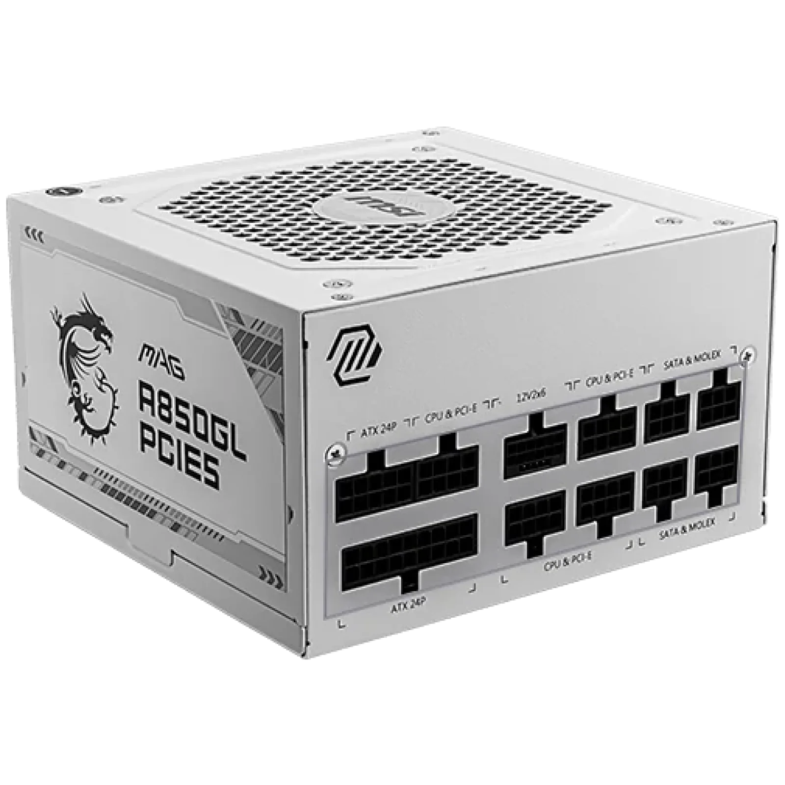 Блок питания ATX 850W MAG A850GL PCIE5 WHITE MSI UA
