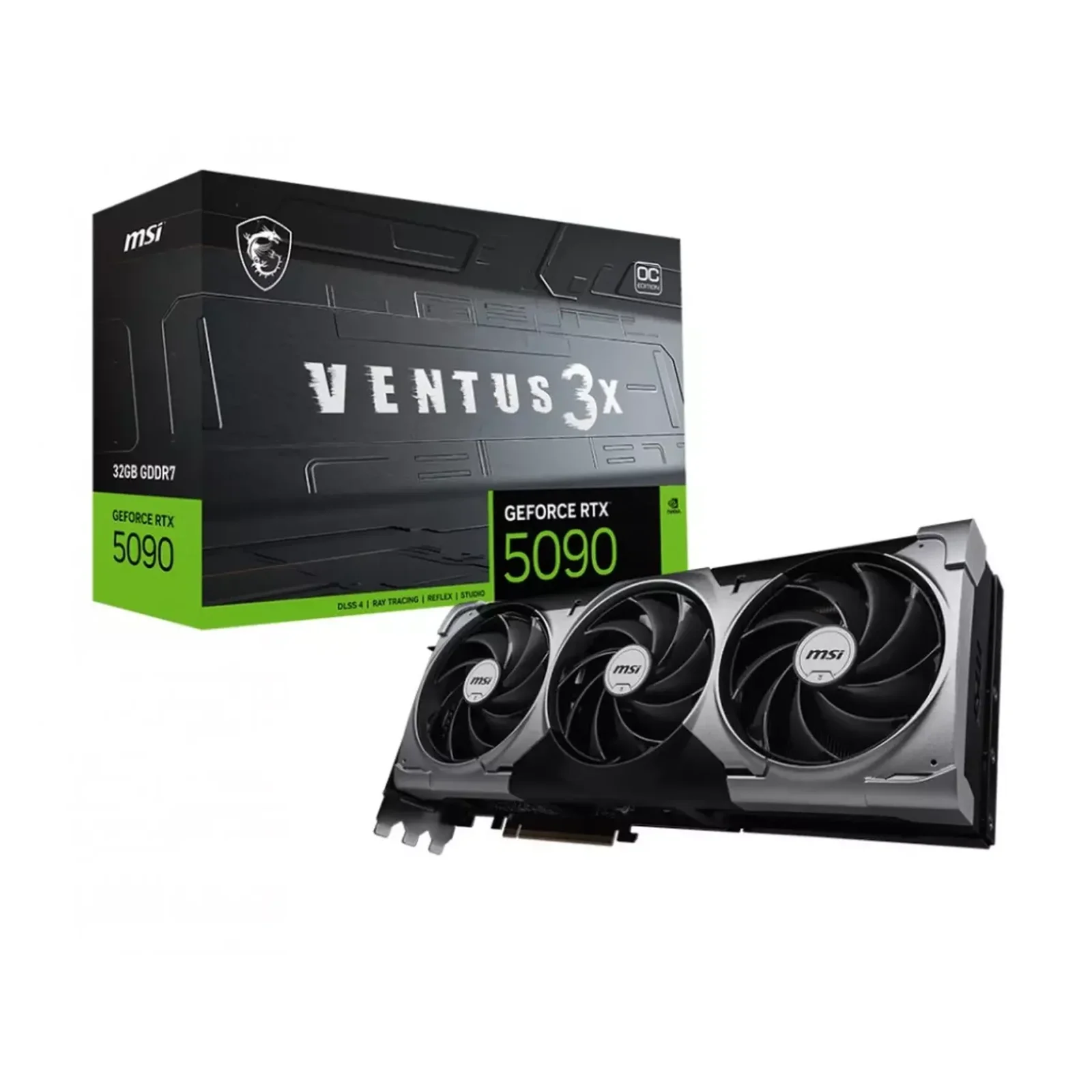 Видеокарта MSI GeForce RTX 5090 32G VENTUS 3X OC (G5090-32V3C)