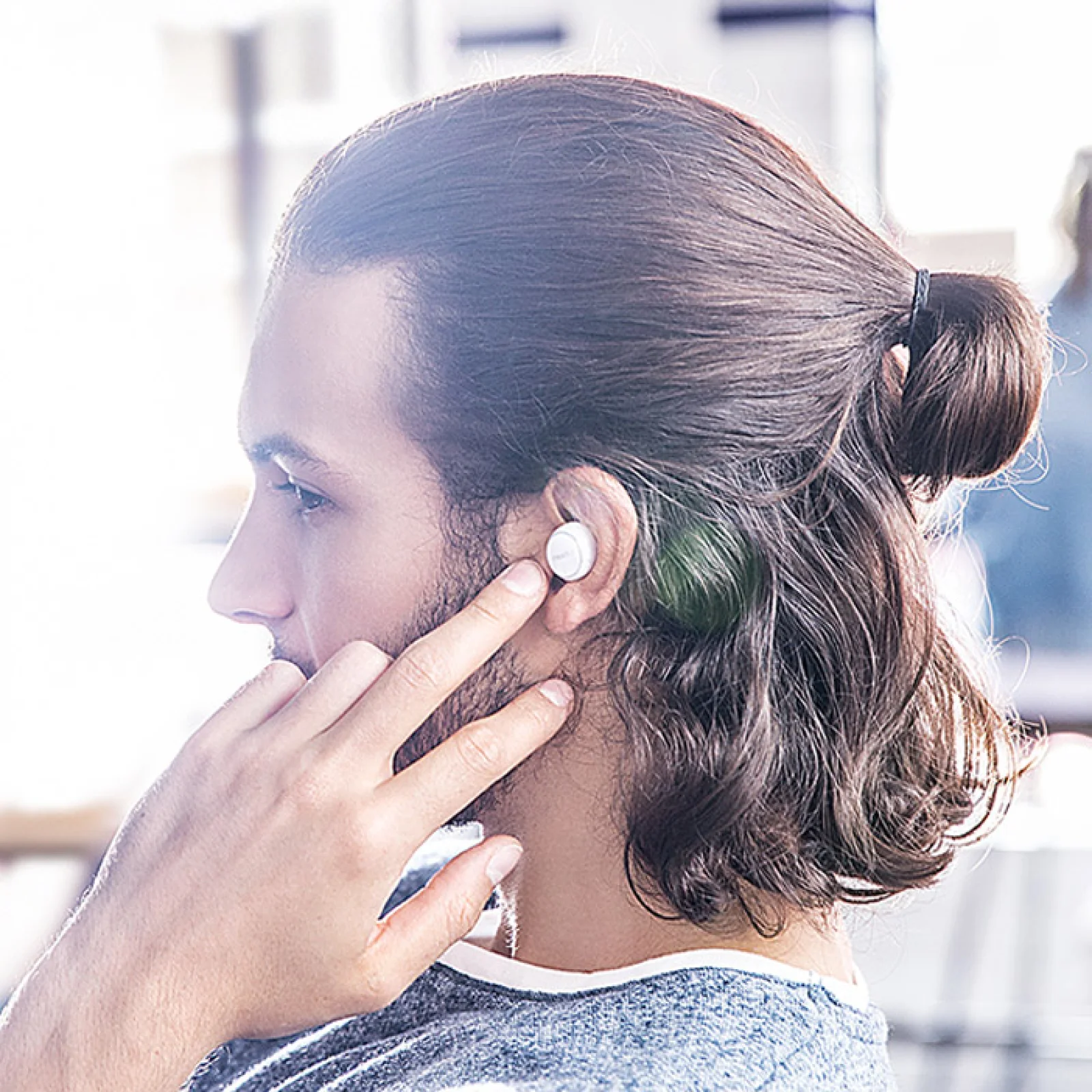 Наушники с микрофоном Meizu POP White